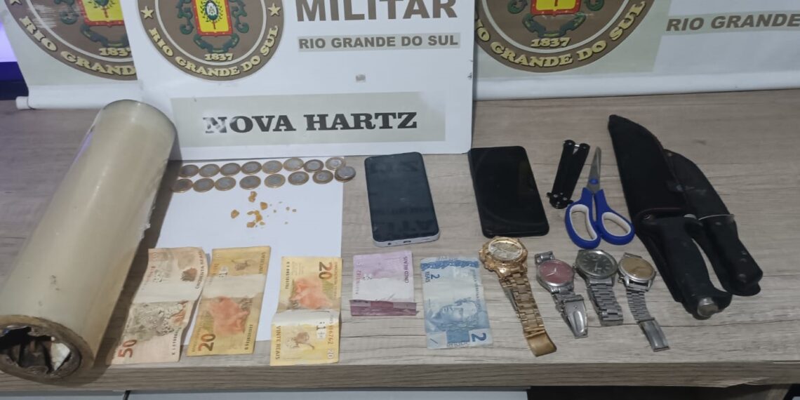 Acusado de tráfico é preso em confronto com a Brigada Militar de Nova Hartz