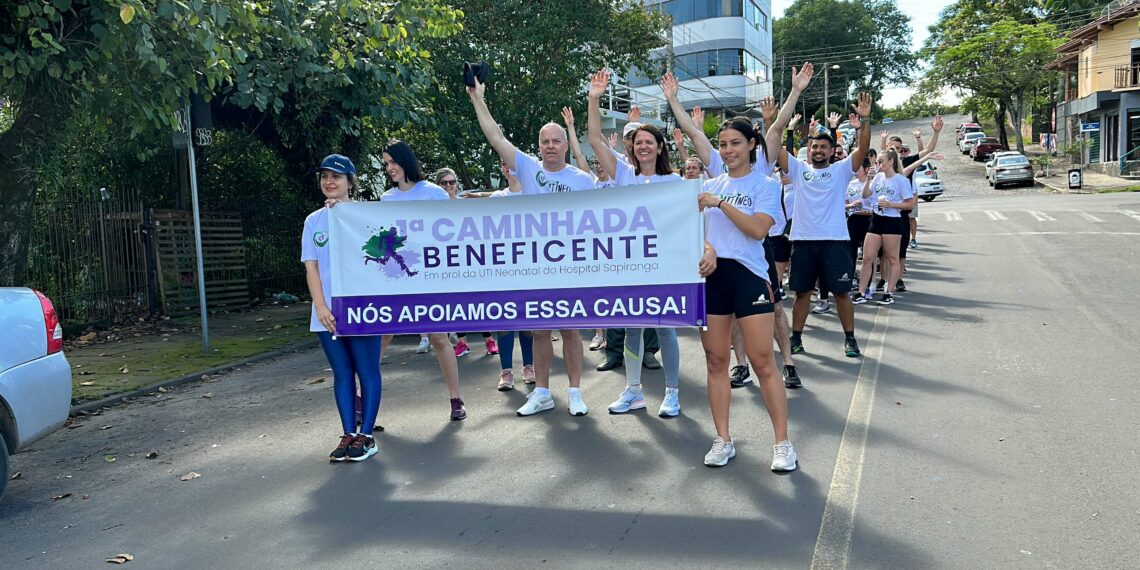 Caminhada em prol da UTI Neonatal do Hospital Sapiranga