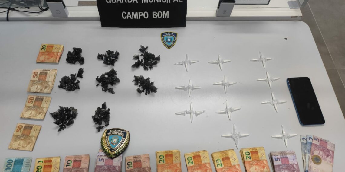 Homem que fazia tele-entrega de drogas é preso pela Guarda Municipal