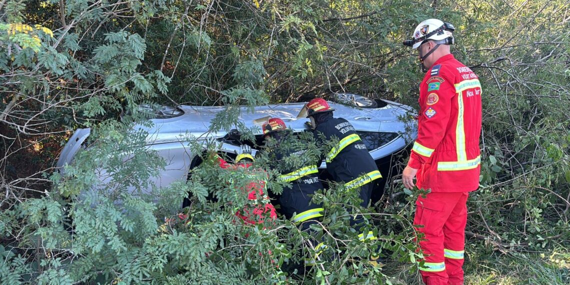 Acidente resulta em três feridos na RS-239, em Nova Hartz