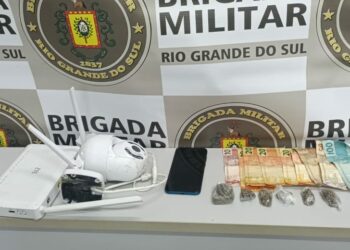 Brigada Militar prende duas pessoas por tráfico em Araricá