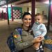 Desafios de uma mamãe policial: conheça a capitã Franciele e seu filho, Benício