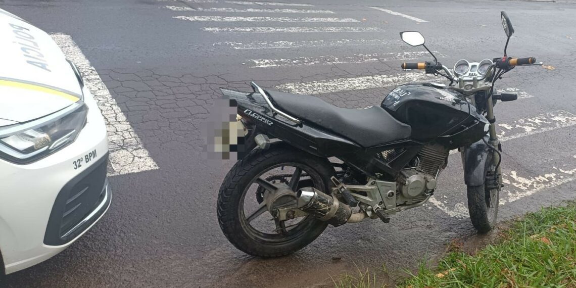 Adolescente é apreendido com motocicleta furtada em Nova Hartz