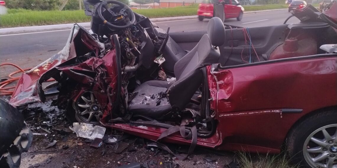 Vítima de grave acidente na RS-239 é transferida para o HPS de Canoas