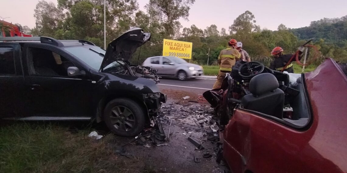 Vítima de grave acidente na RS-239 é transferida para o HPS de Canoas