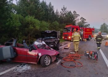 Vítima de grave acidente na RS-239 é transferida para o HPS de Canoas