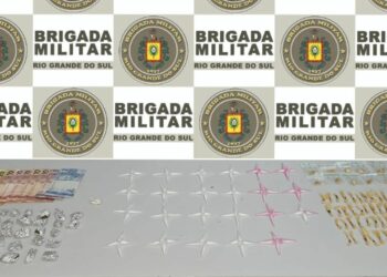 Brigada Militar de Campo Bom realiza prisão por tráfico de drogas