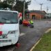Motociclista fica ferida após acidente no Centro de Nova Hartz