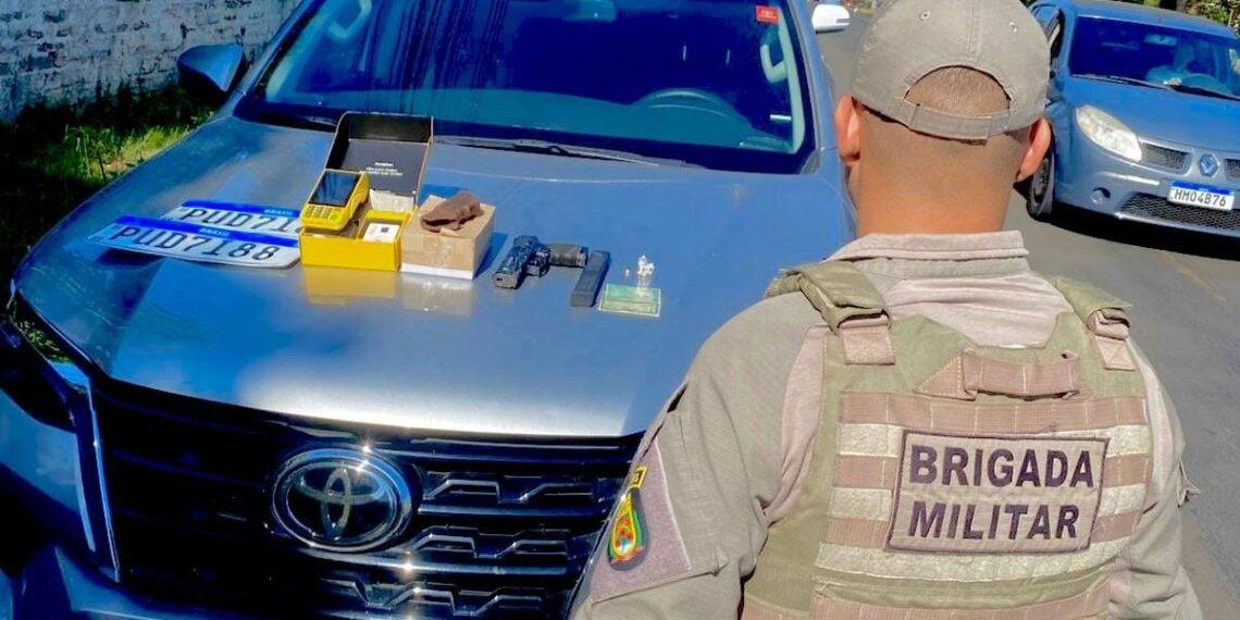 Brigada Militar de Campo Bom recupera veículo furtado