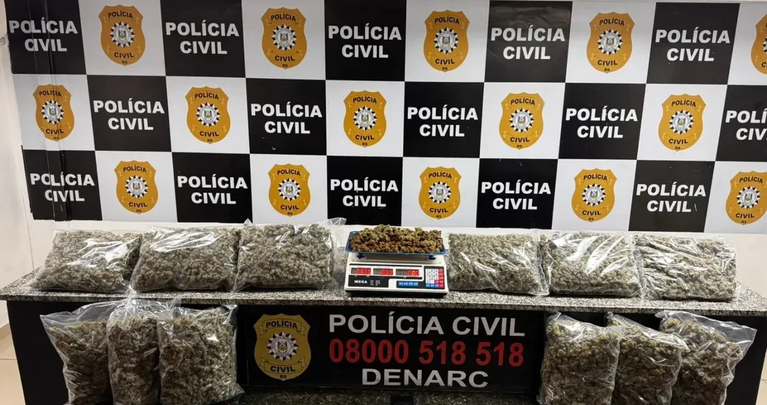 Polícia Civil apreende maconha de alto valor no bairro Santa Lúcia, em Campo Bom
