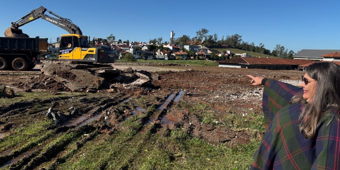 Depois de 11 anos, Nova Hartz consegue retomar obra e cidade terá mais uma escola infantil dentro de um ano