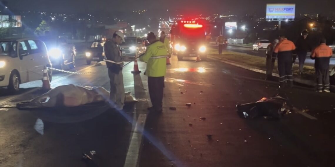Motociclista e cavalo morrem após colisão na RS-239 em Sapiranga
