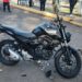 Mulher fica ferida após acidente entre caminhão e moto em Nova Hartz
