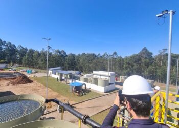 Agesan acompanha ampliação do sistema de água e estação em Araricá