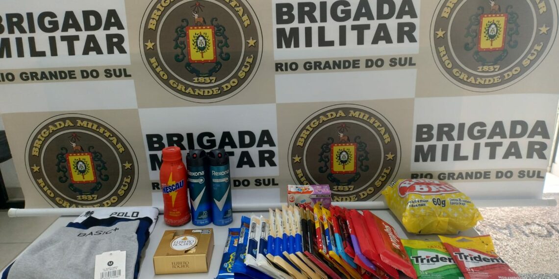 Mulher é presa por furto de mercadorias em loja no Centro de Sapiranga