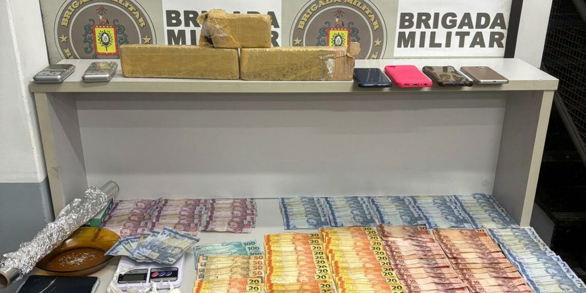 Três homens são presos por tráfico de drogas em Sapiranga