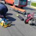 Motociclista fica ferido após colisão com carro em Sapiranga
