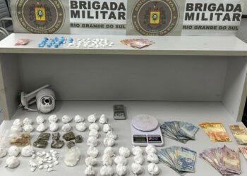 Traficante é preso pela Brigada Militar após perseguição em Sapiranga