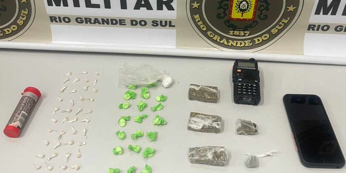 Brigada prende acusado de tráfico e localiza casa utilizada para armazenar droga em Sapiranga