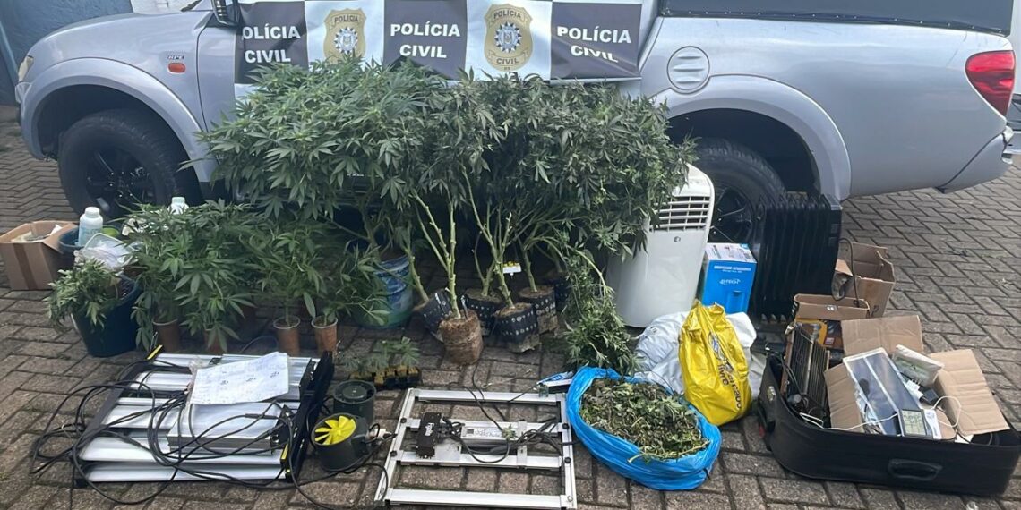 Policial Civil apreende 12kg de maconha em residência de Sapiranga