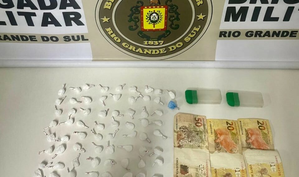 Traficante é preso pela Brigada Militar após abordagem em Sapiranga