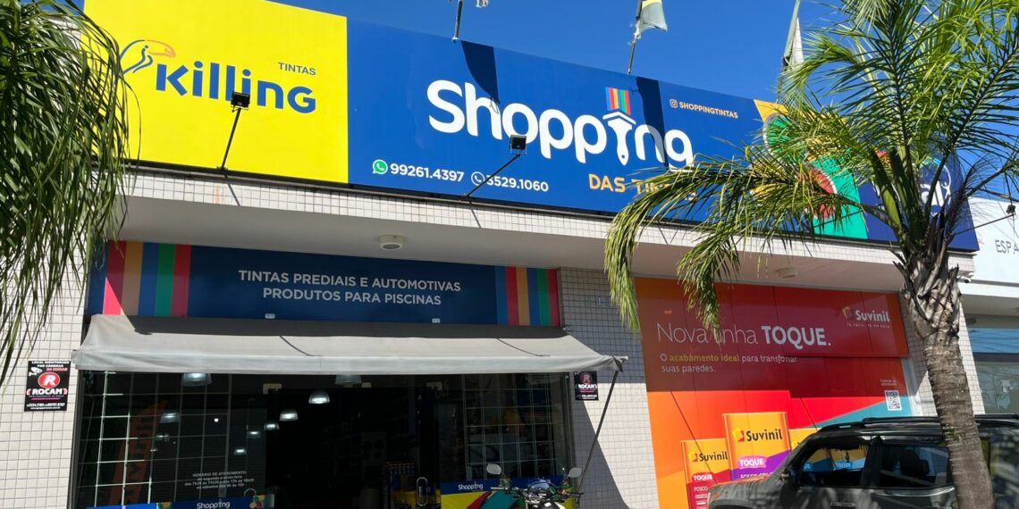 Shopping das Tintas: cores, qualidade e confiança no atendimento