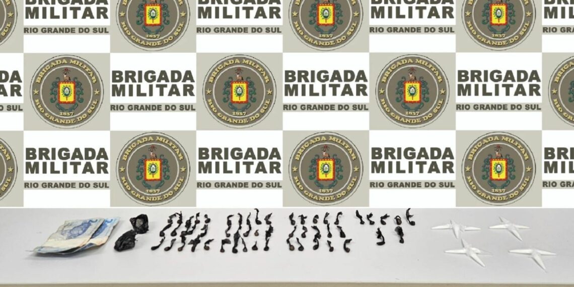 Brigada Militar prende homem por tráfico de drogas em Campo Bom