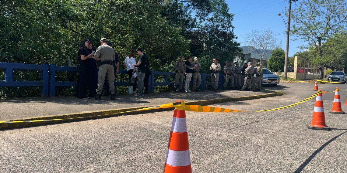 Brigada Militar faz treinamento de ocorrência em bairro de Sapiranga