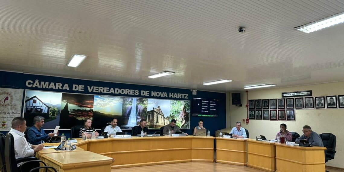 Nova Hartz analisa projeto de entrega de medalha, crédito para saúde e demandas comunitárias em sessão