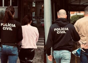 Polícia Civil prende casal envolvido em extorsões contra vítima de Dois Irmãos