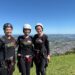 Inesquecível: soberanas da Festa das Rosas saltam de parapente e sobrevoam Sapiranga