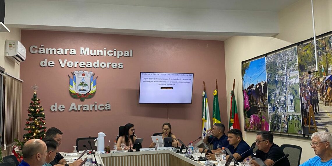 Câmara de Araricá aprova projetos estruturais e indicações de melhorias