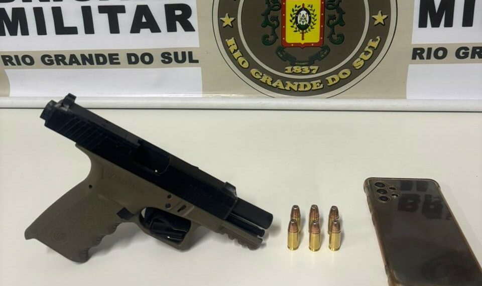 Homem é preso por porte ilegal de arma de fogo em Sapiranga