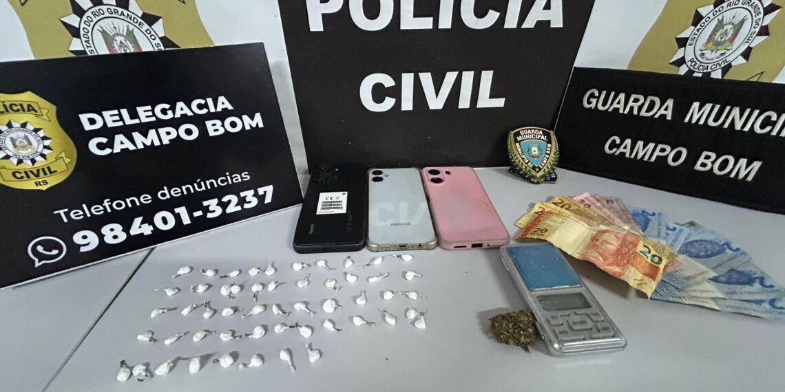 Polícia Civil e Guarda Municipal prendem homem por tráfico de drogas e maus-tratos a animais