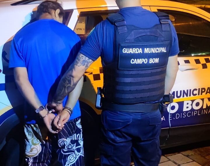 Guarda prende homem por arrombamento a residência no Centro de Campo Bom