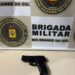 Homem é detido com simulacro de arma após perseguição no Centro de Sapiranga