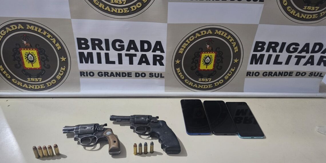 Trio é detido pela Brigada Militar após assalto a casa em Sapiranga