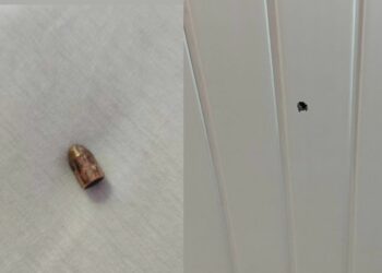 Bala perdida perfura telhado e forro de casa e cai na cama de sapiranguense