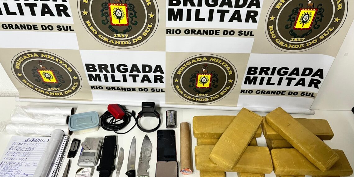 Ao verificar denúncia de maus-tratos a menor, BM prende traficante em Sapiranga