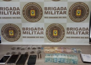 Brigada Militar prende homem por tráfico de drogas em Nova Hartz