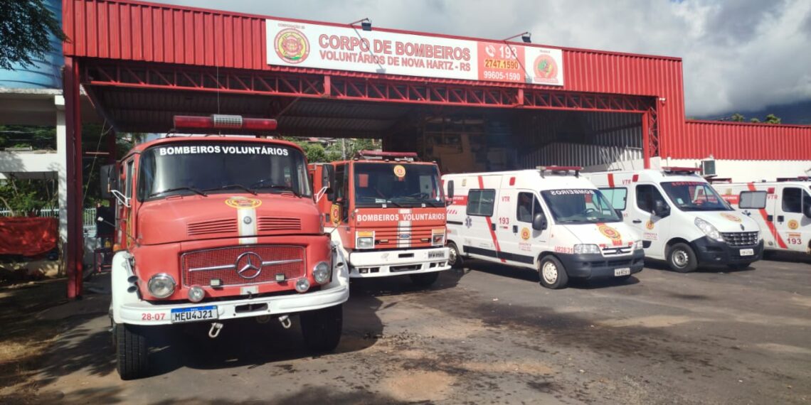 Bombeiros voluntários de Nova Hartz buscam ajuda para ampliação do quartel, estimada em R$ 150 mil
