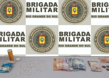 Brigada Militar prende dupla por tráfico de drogas em Campo Bom