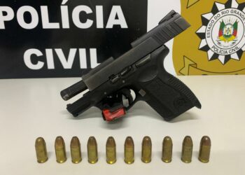 Polícia Civil prende acusado de violência doméstica e apreende arma de fogo
