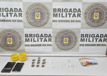 Brigada Militar prende homem por tráfico de drogas em Campo Bom