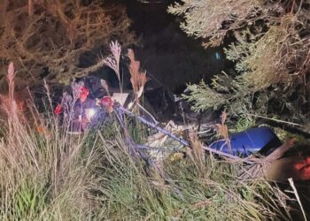 Mulher fica ferida em acidente na RS-239, em Araricá