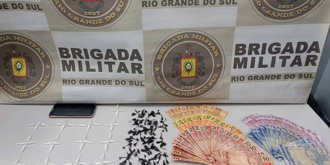 BM de Campo Bom realiza segunda prisão por tráfico de drogas em menos de 12 horas
