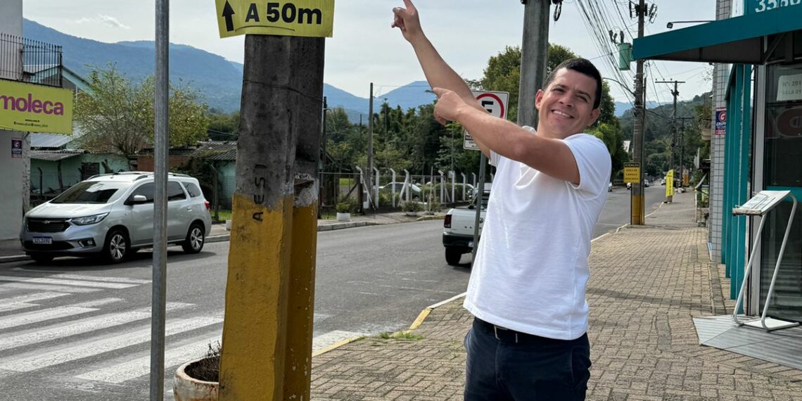 Araricá renova sinalização urbana e reforça a segurança no trânsito