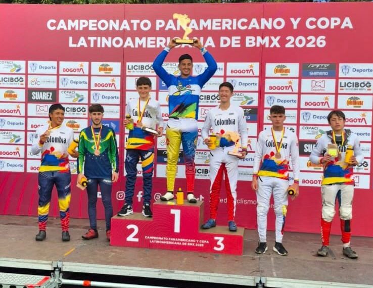 Lucas Machado, de Sapiranga, conquista dois títulos de bicicross na Colômbia