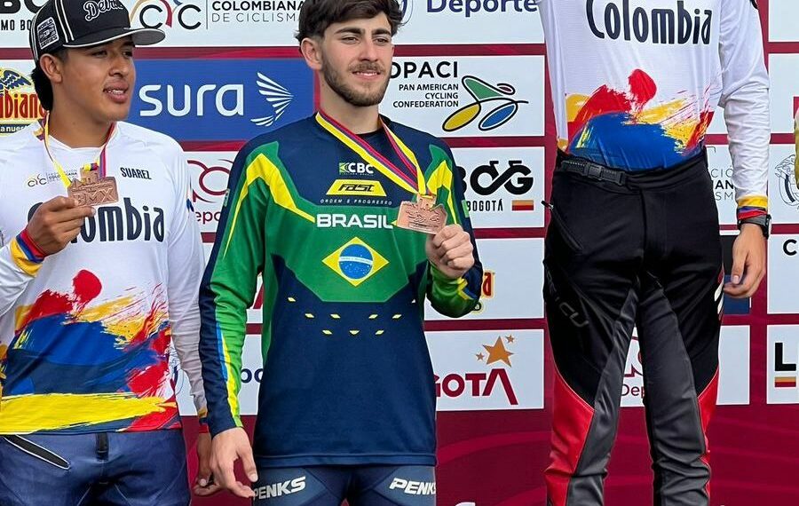 Lucas Machado, de Sapiranga, conquista dois títulos de bicicross na Colômbia