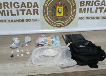 Traficante tenta fugir da BM, mas acaba preso em Nova Hartz